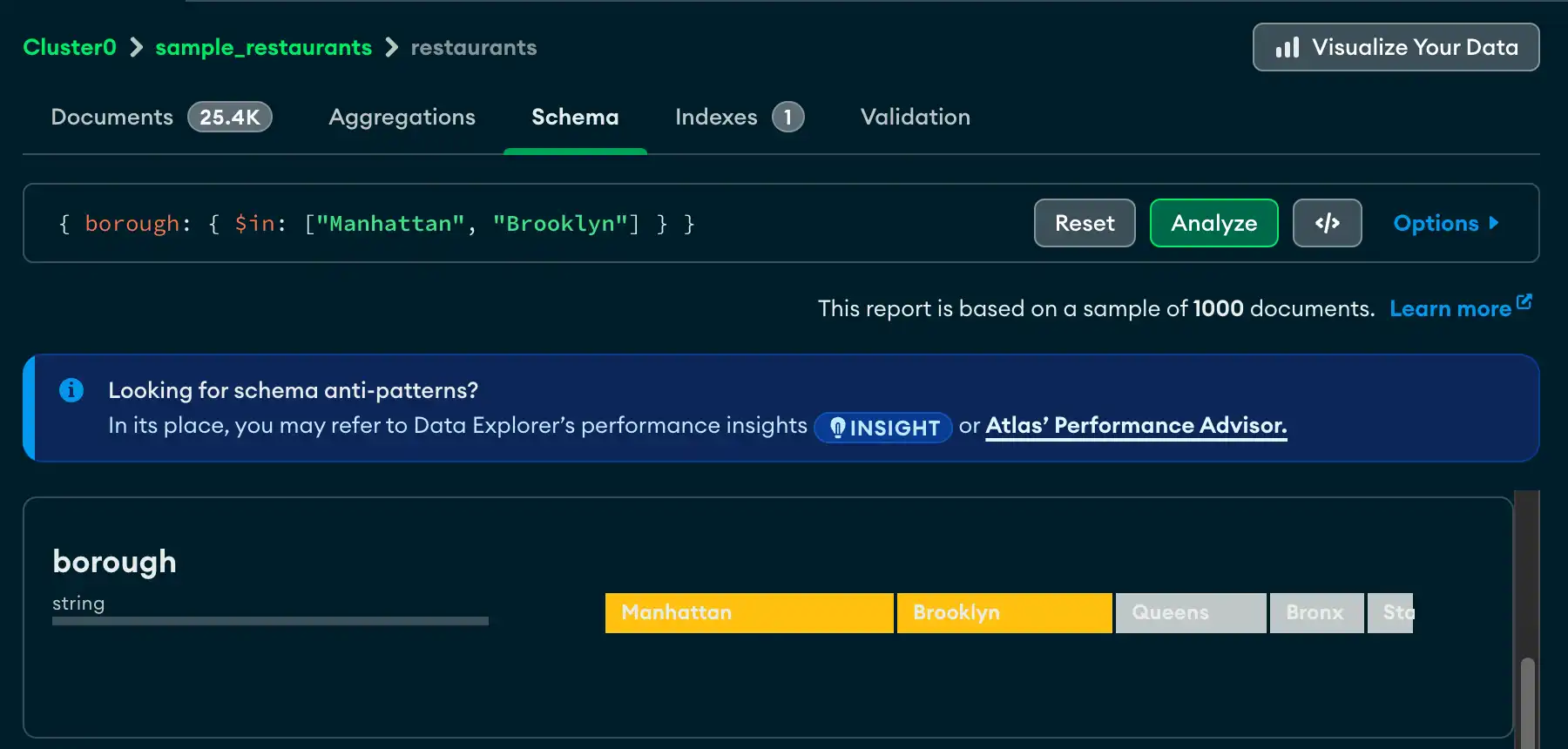 Exmaple of selecting multimple values for a field
