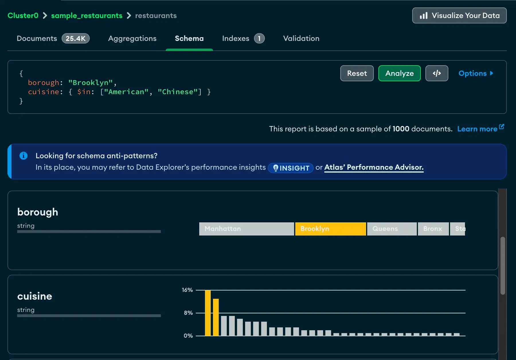 Example of removing a value from a filter